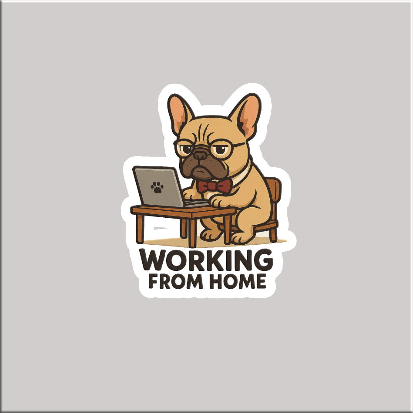 Working Frenchie Sticker