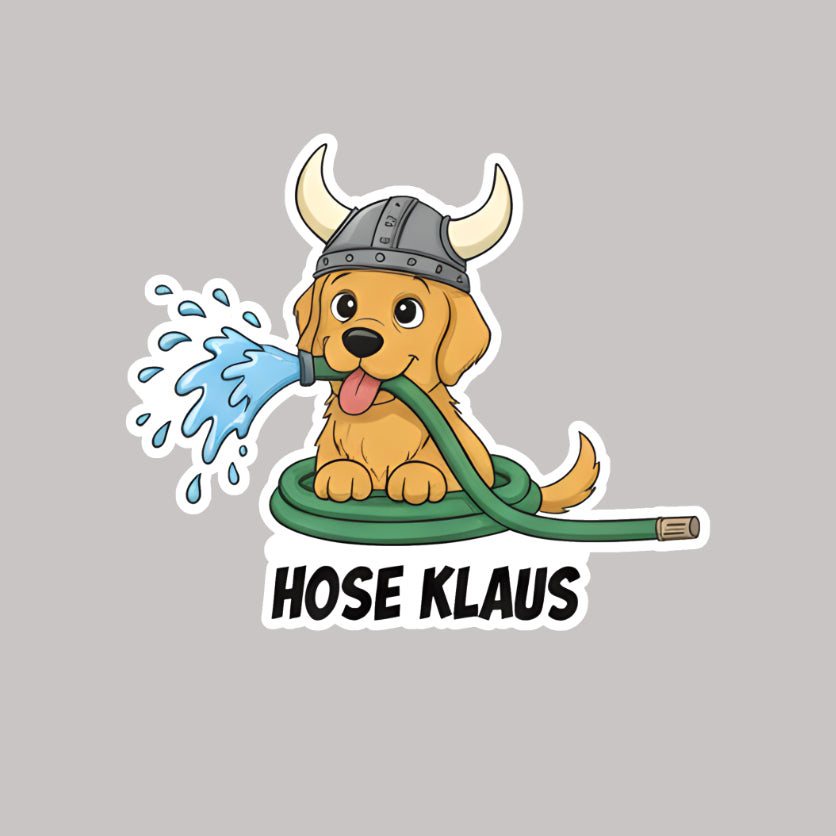 Hose Klaus Golden Retriever Sticker