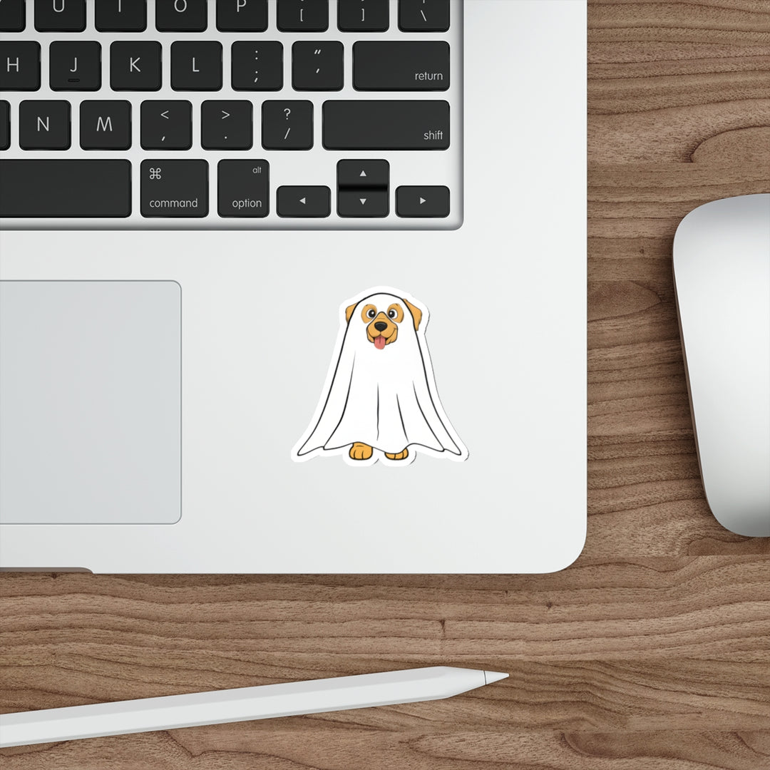 Golden Retriever ghost Sticker