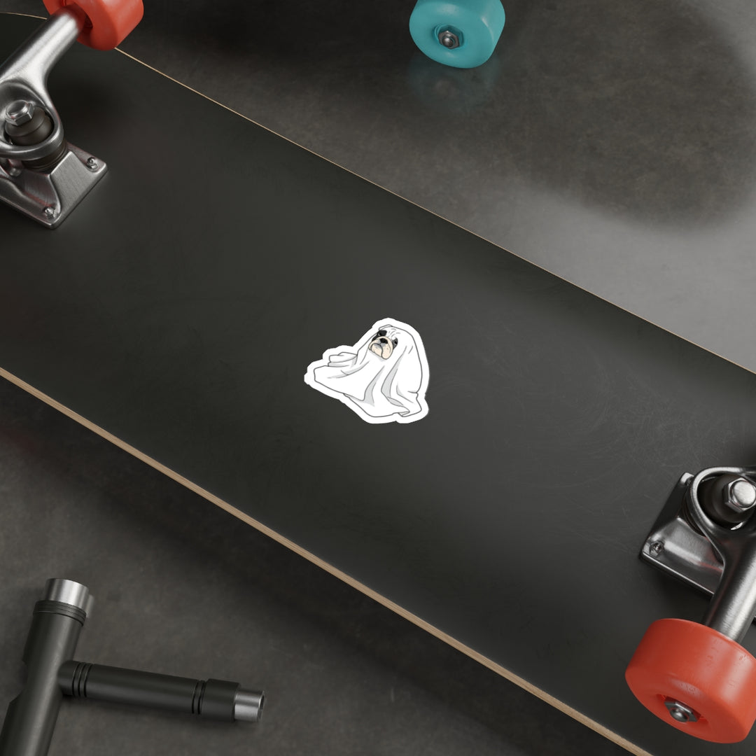 Bulldog ghost sticker