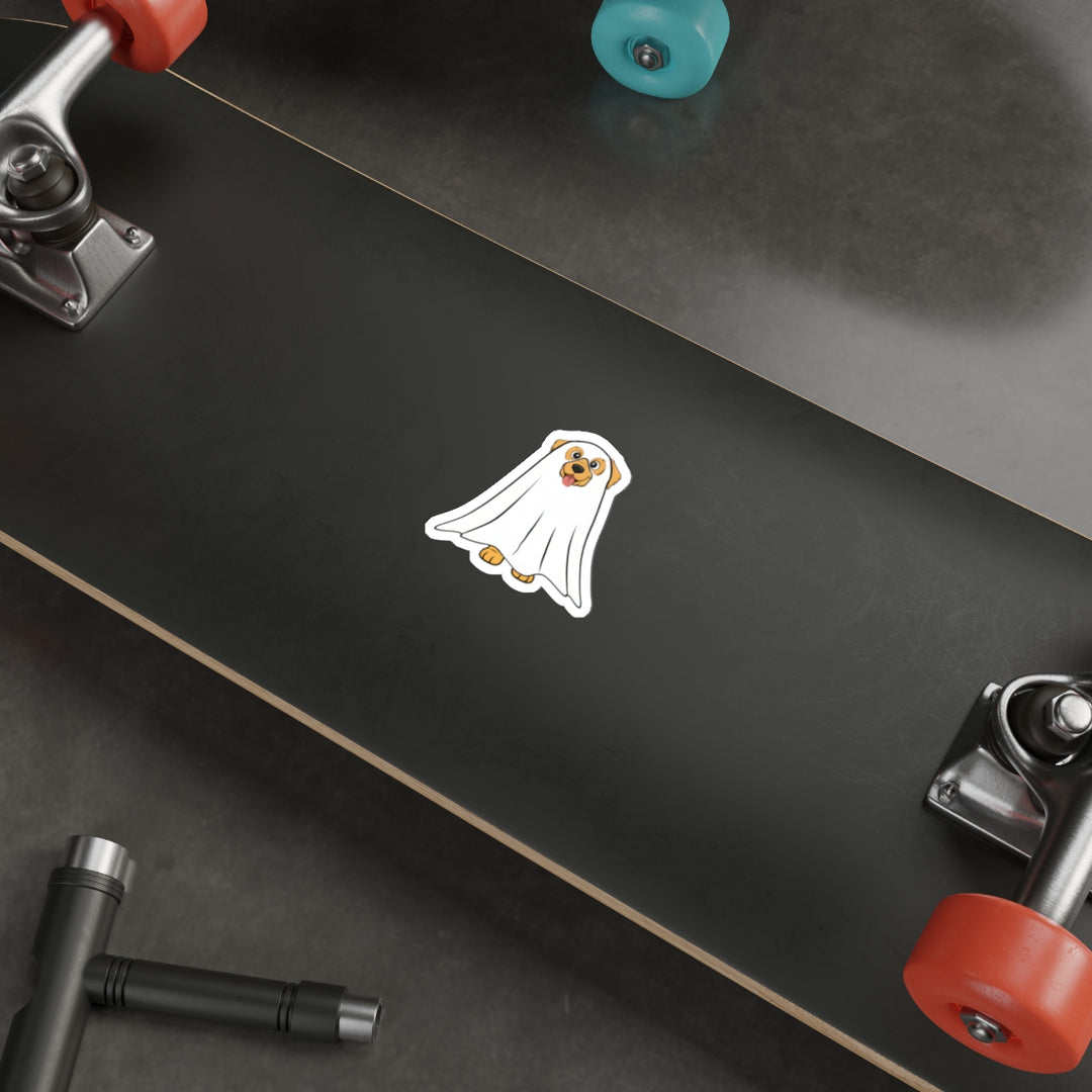 Golden Retriever ghost Sticker